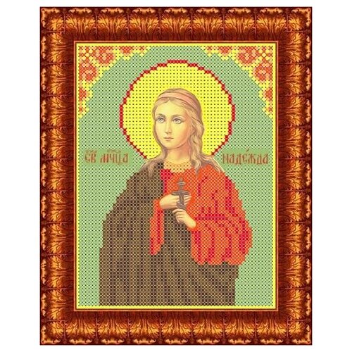 фото Набор для вышивания каролинка кбин 5017ч св.муч.надежда