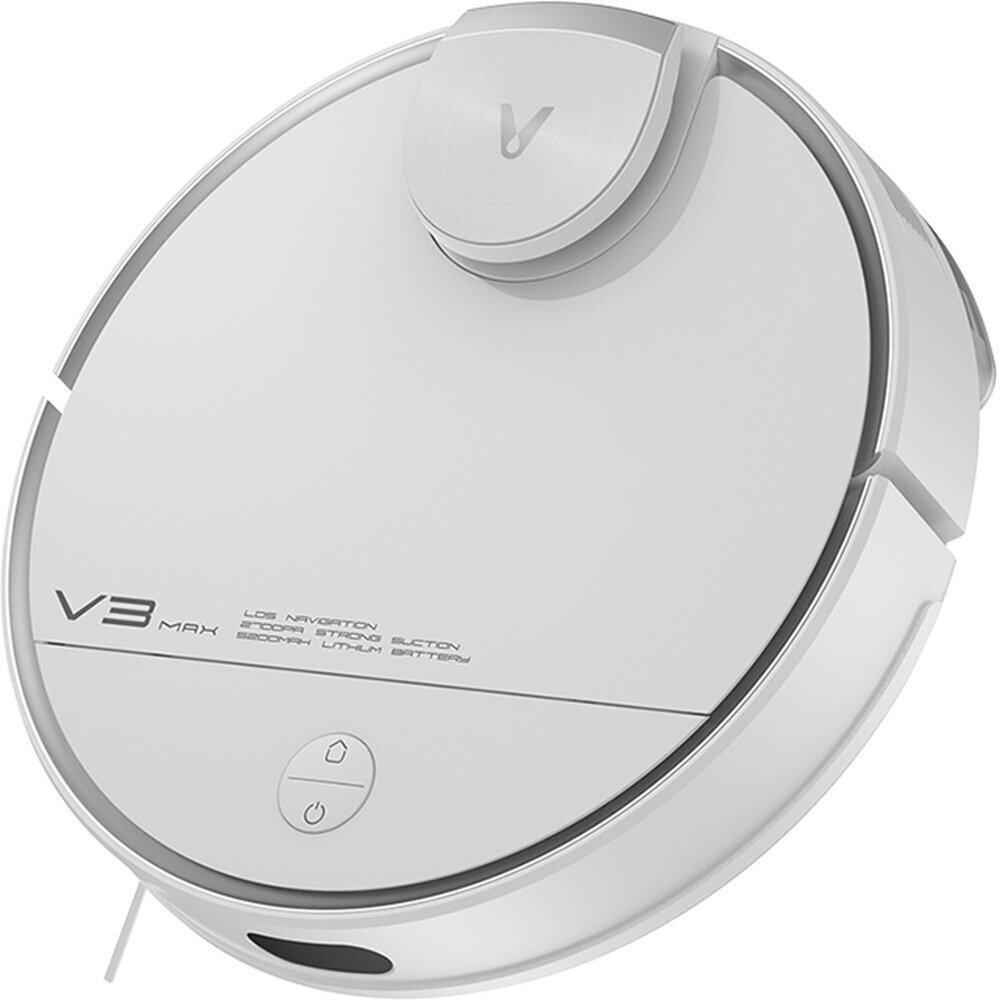 Робот-пылесос Viomi V3 Max, WiFi, сухая/влажная уборка, белый (V-RVCLM27A) Xiaomi - фото №6