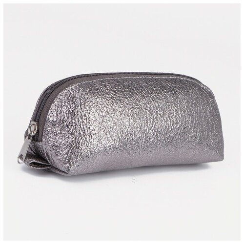 фото Косметичка, отдел на молнии, цвет бронзовый сакси