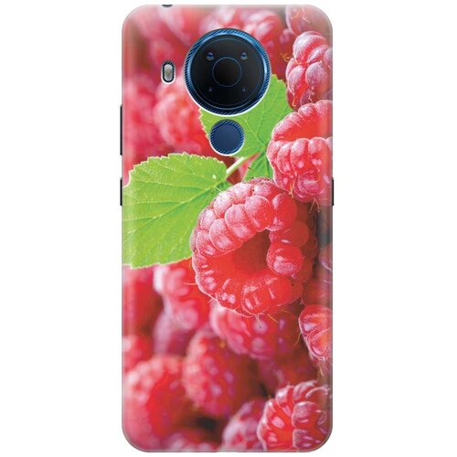 фото Cиликоновый чехол на nokia 5.4 / нокиа 5.4 с принтом "малинка" gosso