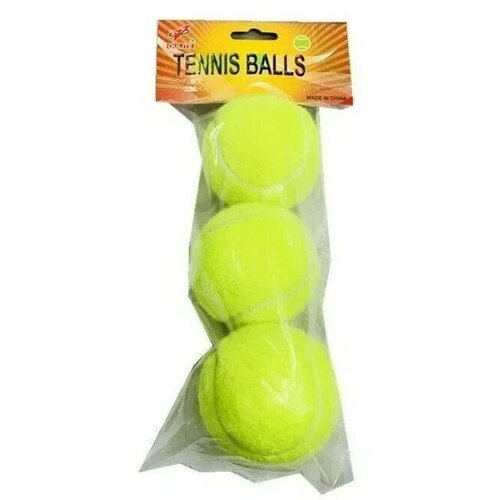 Теннисный мяч (мяч для большого тенниса) 3 шт. мячики набор 4 шт массажер для кистей и стоп игрушка для кошек для собак для пинг понга