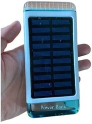 Внешний аккумулятор Powerbank 10000 mAh, с солнечной батареей
