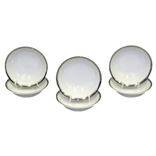 фото Набор салатников 16 см 6 шт leander "сабина /отводка платина" / 158894