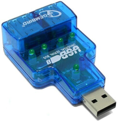 USB-концентратор Gembird UHB-CN224 разъемов: 4