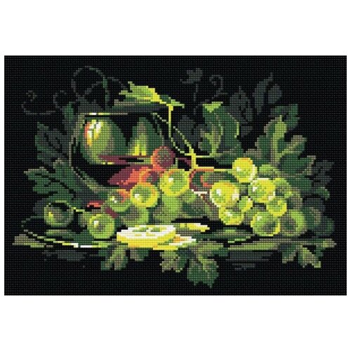 фото Натюрморт с лимоном набор для выкладывания стразами 38х27 риолис ам0026