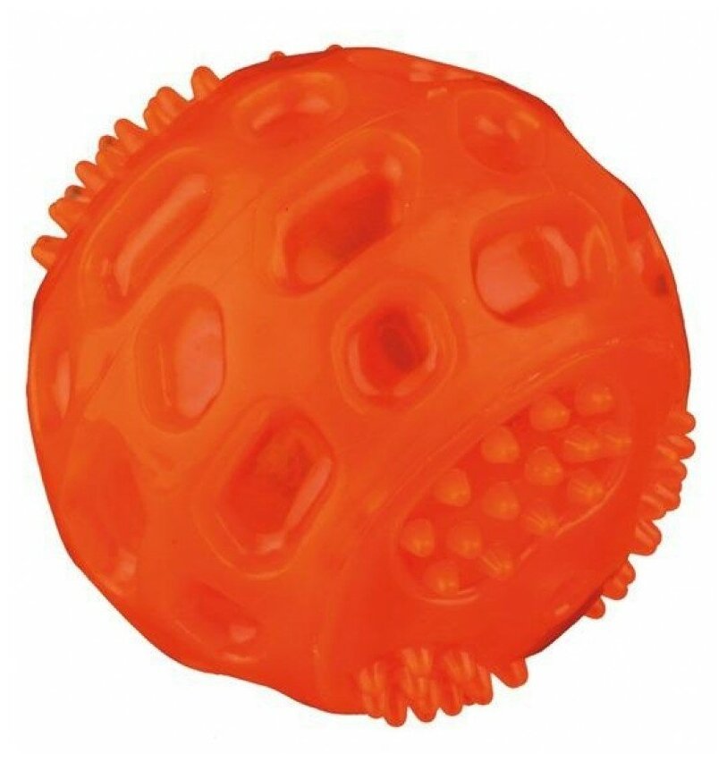 Trixie игрушка Мяч светящийся для собак, силикон (6,5 см) - фото №6