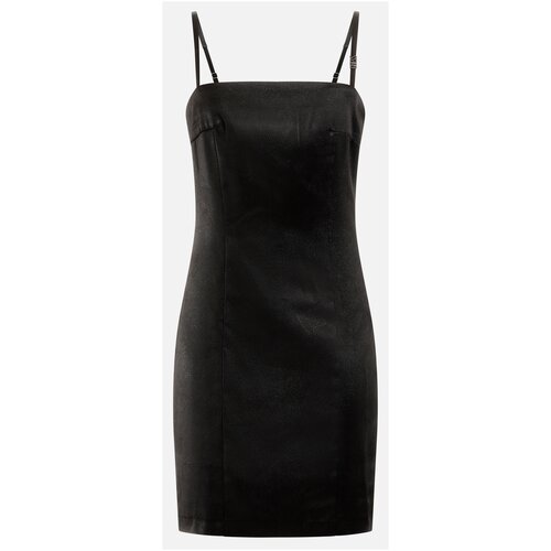 Платье GUESS, в классическом стиле, прилегающее, размер 48/L, черный