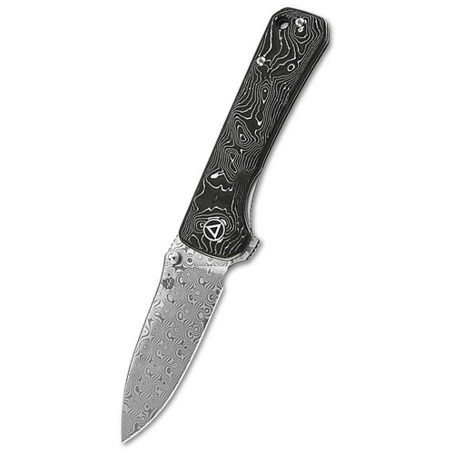 Нож складной QSP Hawk QS131-Q grey/silver нож otter crucible cpm s35vn aluminium foil carbon qs140 a1 от qsp