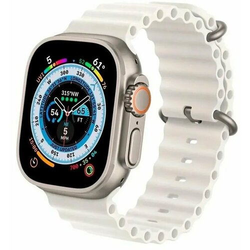 Умные смарт часы X8Ultra фитнес браслет шагомер измерение давления Android IOS Bluetotoh звонить по часам наручные часы унисекс 49mm серые часы 300000₽