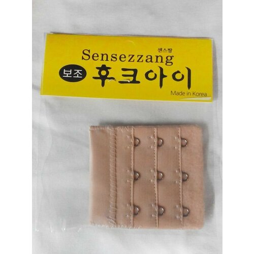 Удлинитель бюстгальтера с рядом в 3 крючка (черный)