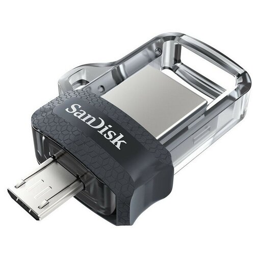 Комплект 5 штук, Флеш-память SanDisk Ultra Dual Drive, 16Gb, USB 3.0, micUSB, SDDD3-016G-G46