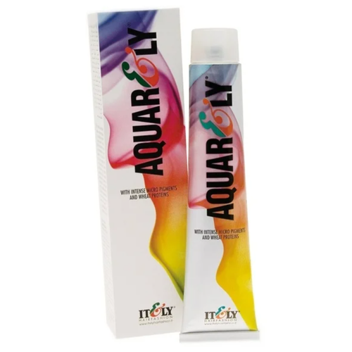 Itely Hairfashion Aquarely IMP WR антикрасный (WR WITHOUT RED) стойкая крем-краска для волос с микропигментами и низким содержанием аммиака, 60 мл