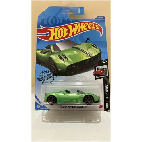 Машинка 1:64 Hot Wheels Редкая модель 17 PAGANI HUAYRA ROADSTER из серии HW ROADSTERS hot wheels 69 camaro камаро 190 250 hw roadsters 3 5 mattel ghg06 2020