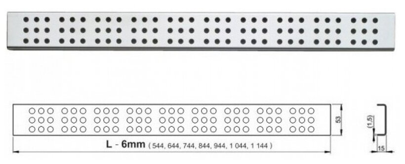 Решетка Alcaplast - фото №4