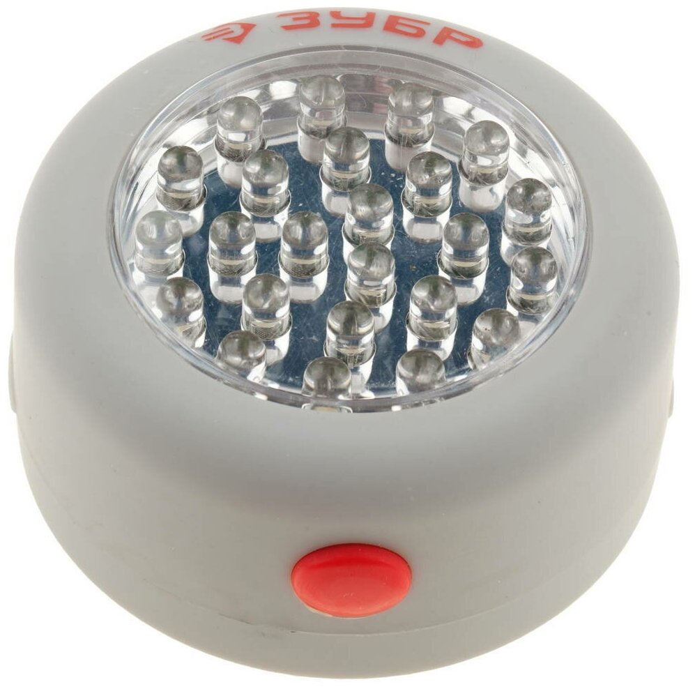 ЗУБР 28 LED, крючок для подвеса, магнит, светодиодный фонарь (61812)