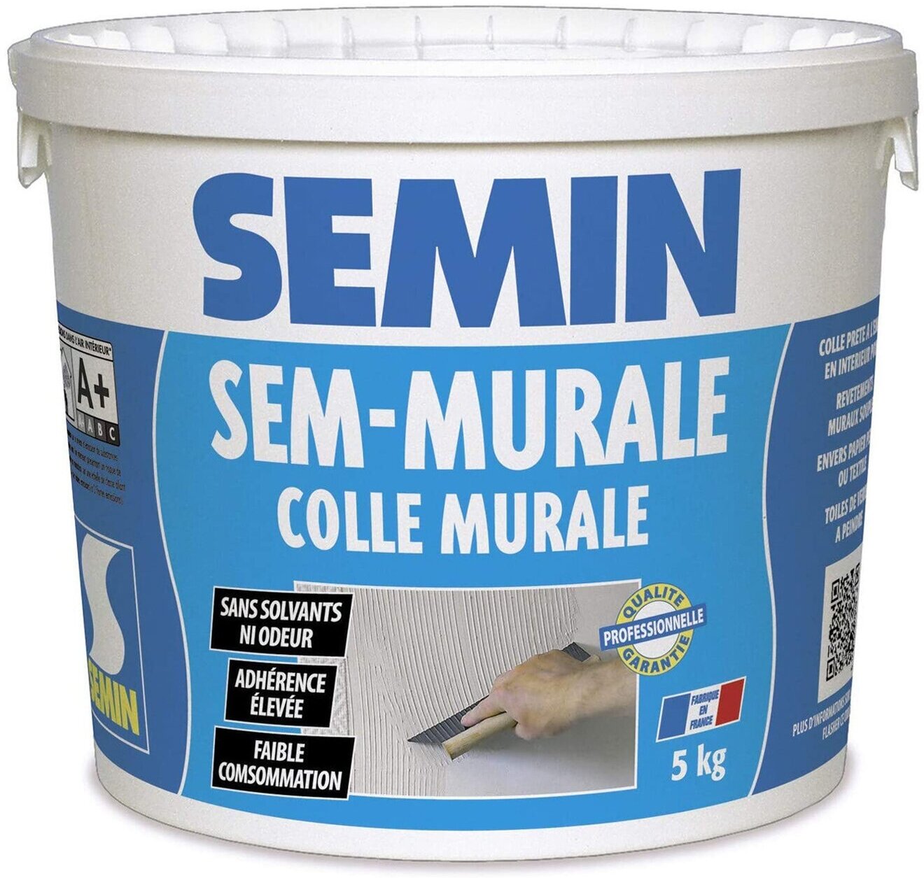 Готовый универсальный клей Semin SEM-MURALE / сем-мюраль для обоев / 5000 г / 1 шт