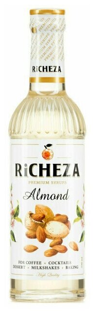 Richeza Сироп для кофе и коктейлей RICHEZA Миндаль 330 мл