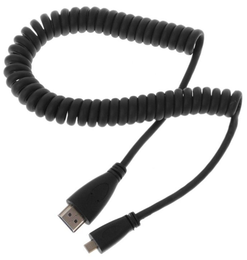 Кабель Lanparte HDMI-micro HDMI спираль