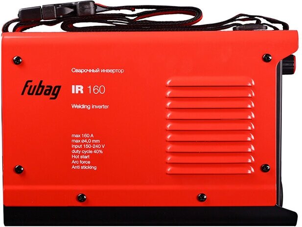 Сварочный аппарат Fubag IR 160 + маска сварщика Fubag IR 11N S "Хамелеон" - фотография № 6