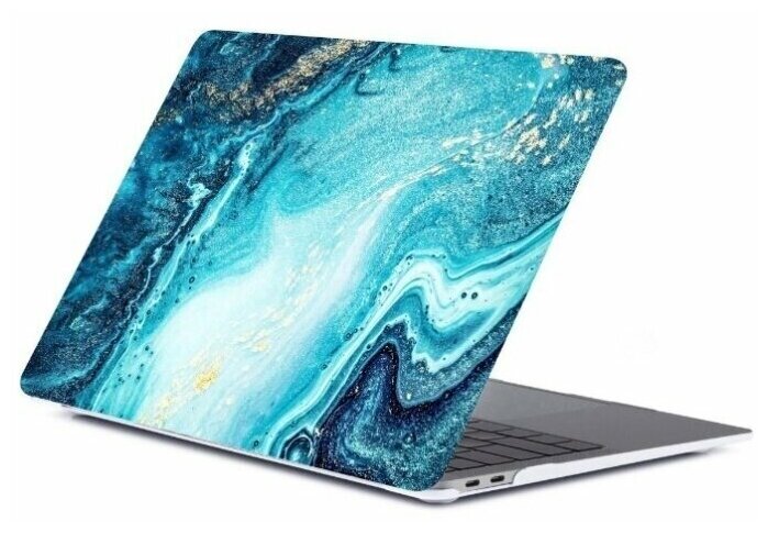 Чехол Gurdini для Macbook Air 13" New (2018-2020)(020) накладка пластик с рисунком стиль 3