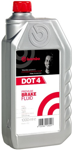 Жидкость тормозная Brembo Brake fluid, DOT-4, 1л