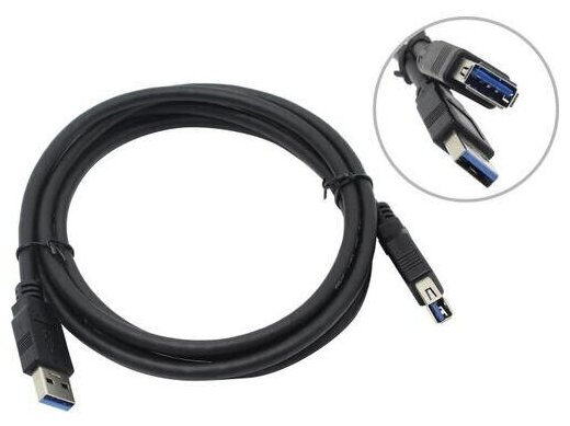 Удлинитель USB 3.0 A -> A Exegate EX-CC-USB3-AMAF-1.8