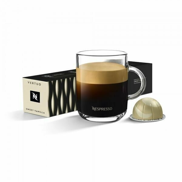 Кофе в капсулах Nespresso бленд Sweet Vanilla для кофемашин Vertuo 10 капсул - фотография № 5