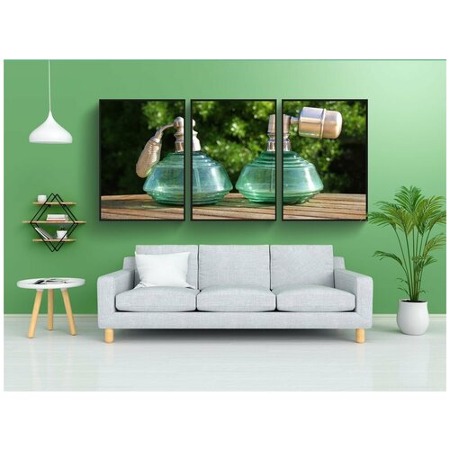 фото Набор модулных постеров для интерьера "красота, спрей, туалет" 60x90 см. в тубусе, без рамки lotsprints