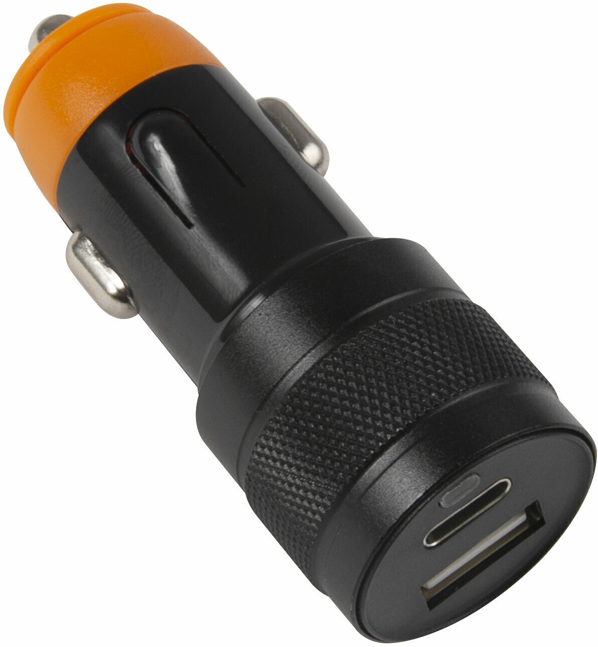 Автомобильное зарядное устройство REDLINE AC-20, USB + USB type-C, 3A, черный - фото №5