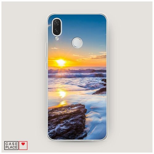 фото Чехол силиконовый huawei p smart plus восход 6 case place