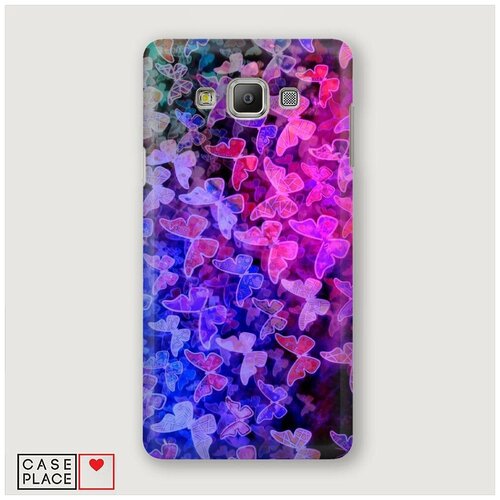 фото Чехол пластиковый samsung galaxy a5 летние узоры 1 case place