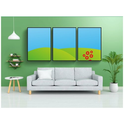 фото Набор модулных постеров для интерьера "фон, задний план, дизайн" 60x90 см. в тубусе, без рамки lotsprints