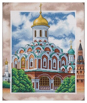 Набор для вышивания CM-1703 ( ЦМ-1703 ) "Казанский собор на Красной площади"