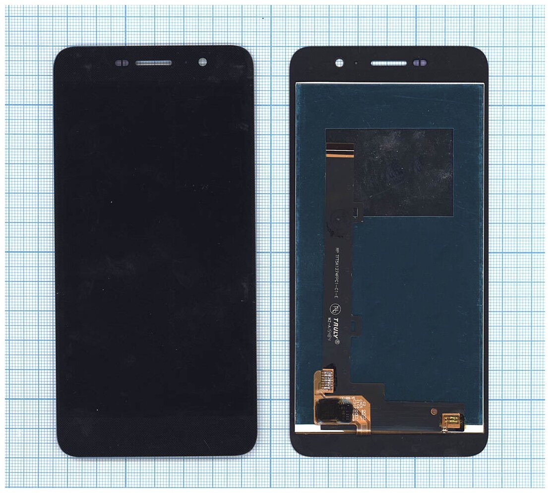 Дисплей (экран) в сборе с тачскрином для Huawei Honor 4C Pro черный / 1280x720