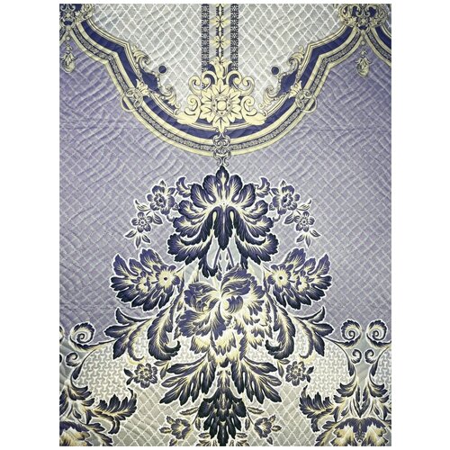 Покрывало на кровать 180х220 стеганое двустороннее сатин