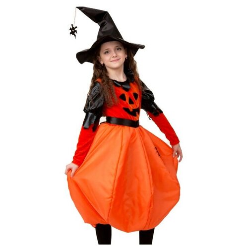 фото Карнавальный костюм тыквочка, размер 134-68, батик 6073-134-68