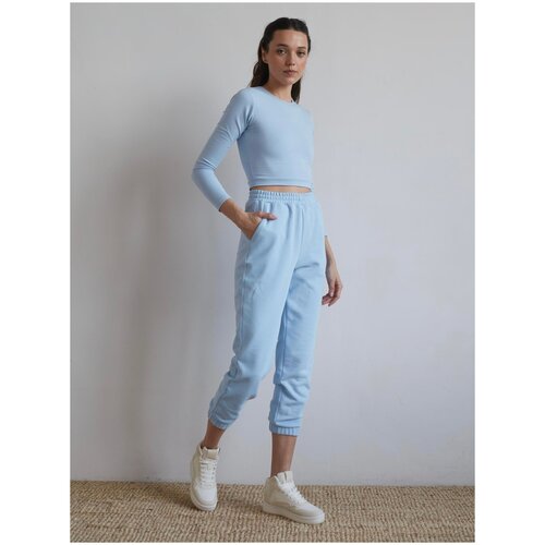 фото Брюки alexandra talalay, размер xs, голубой