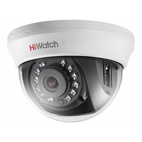 Внутренняя купольная TVI видеокамера HiWatch DS-T201(B) (3.6 mm) hiwatch ds t201 b 3 6 mm ds t201 b 3 6mm камеры видеонаблюдения