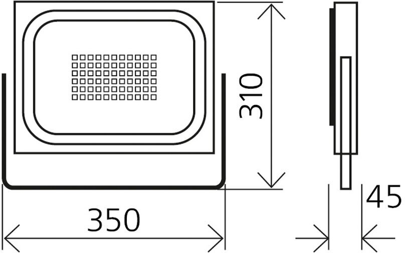 Smartbuy (SBL-FLLight-200-65K) прожектор 200W черный . - фотография № 8