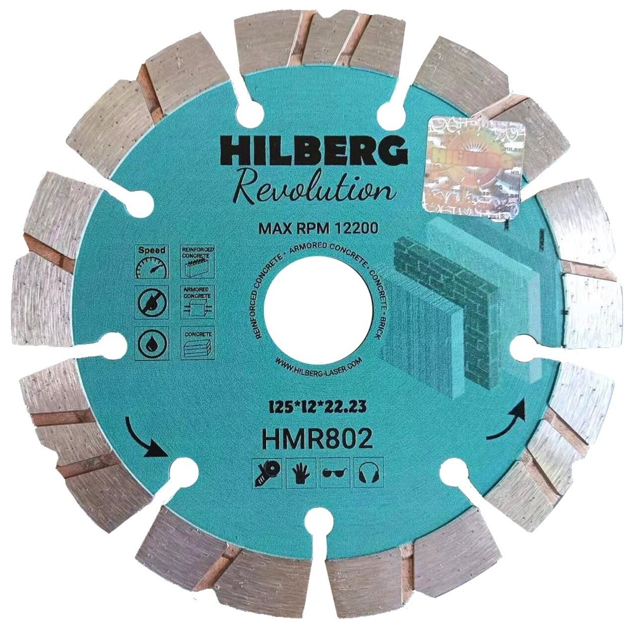 125 Hilberg Revolution 125*12*22,23 mm Hilberg