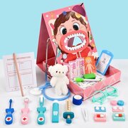 Набор доктора-стоматолога / Сюжетно-ролевая игра для детей / деревянные игрушки