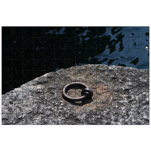 фото Магнитный пазл 27x18см."железное кольцо, металлическое кольцо, порт" на холодильник lotsprints