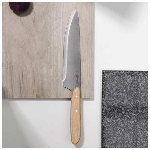 Нож кухонный поварской Apollo Woodstock, лезвие 19 см