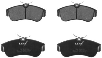Дисковые тормозные колодки передние LYNXauto BD-5735 для Nissan Almera, Nissan Primera, Nissan Pulsar, Nissan Sentra (4 шт.)