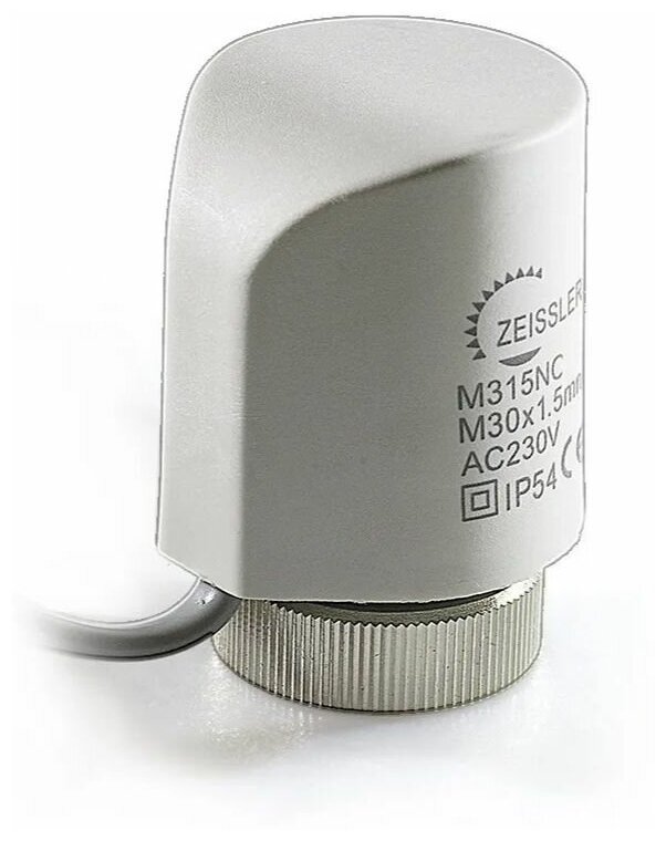 фото Сервопривод электротермический, нормально открытый AC230V IP54 ZEISSLER арт. M315NO