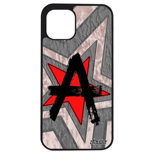фото Необычный чехол для мобильного // iphone 12 pro max // "анархия" стиль анархист, utaupia, серый