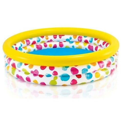 Надувной бассейн для детей Intex 58449NP Cool Dots Pool 168х38см, 3+