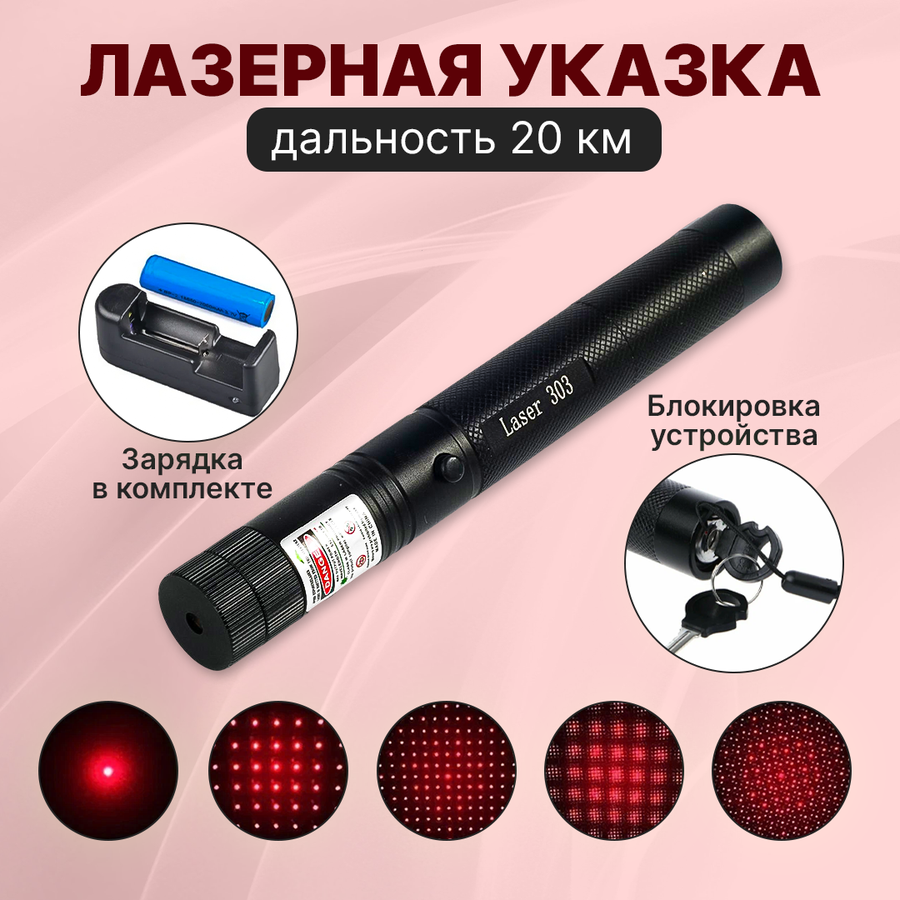 Лазерная указка мощная красная купить в москве — купить по низкой цене ...