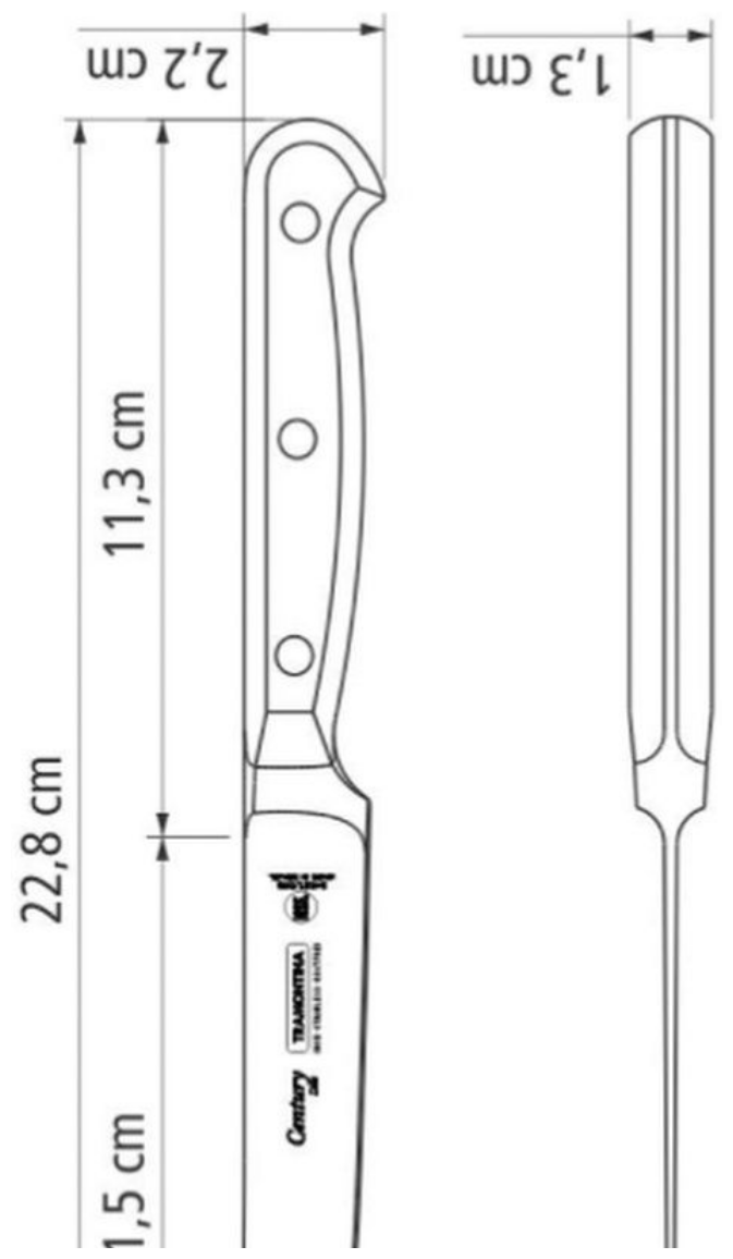 Tramontina Century Нож кухонный 12.7см 24021/005 - фотография № 12