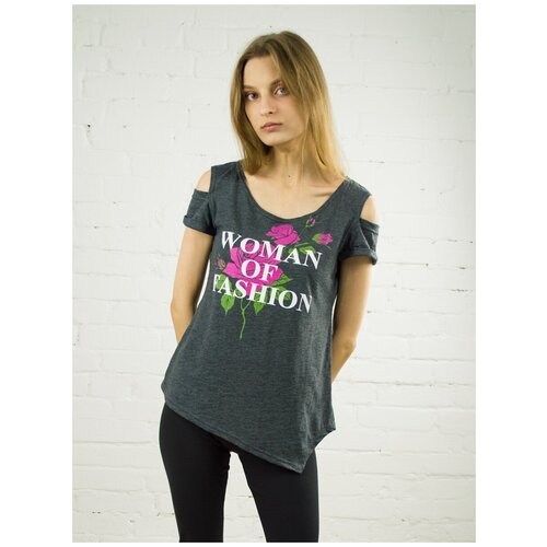 фото Футболка рид - родители и дети, размер 128-134, серый